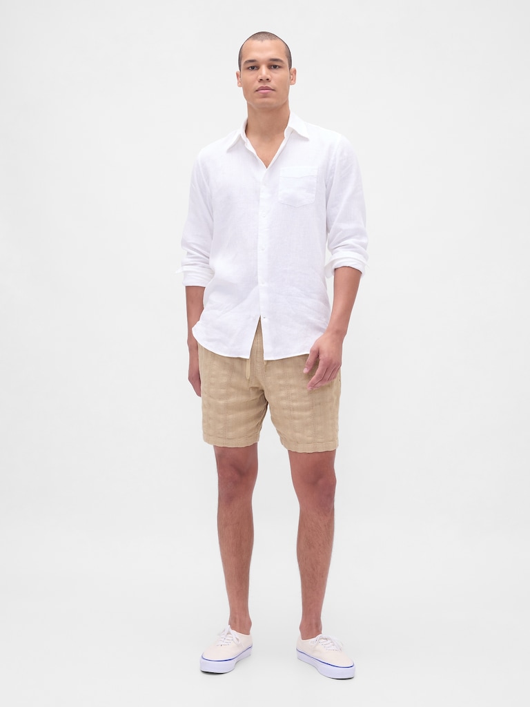 7" Textured Easy Shorts
