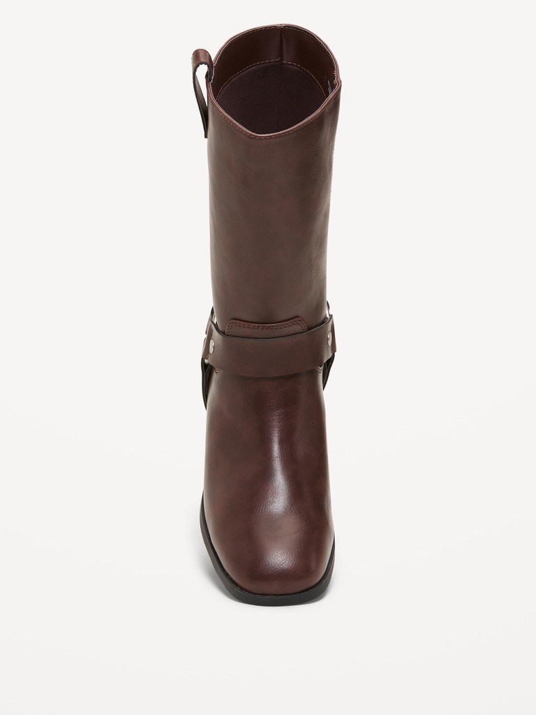 Faux-Leather Boots for Women
