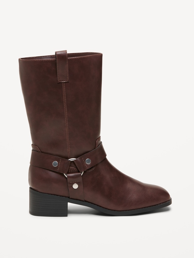Faux-Leather Boots for Women
