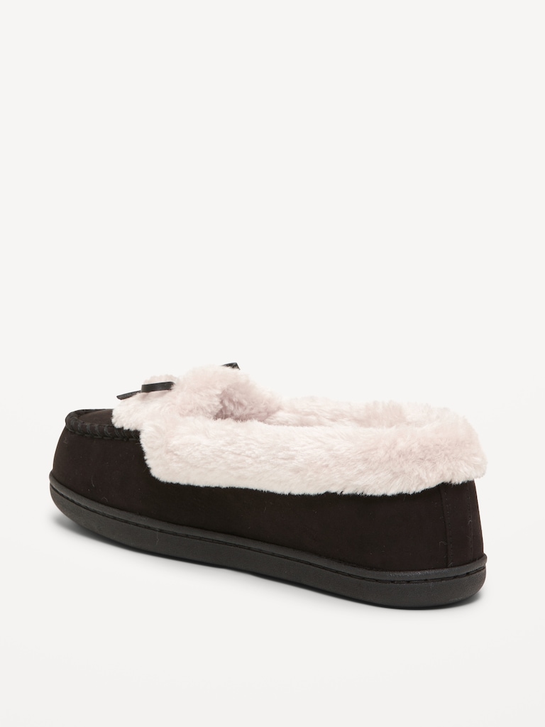 Cozy-Lined Moccasin Slippers for Women