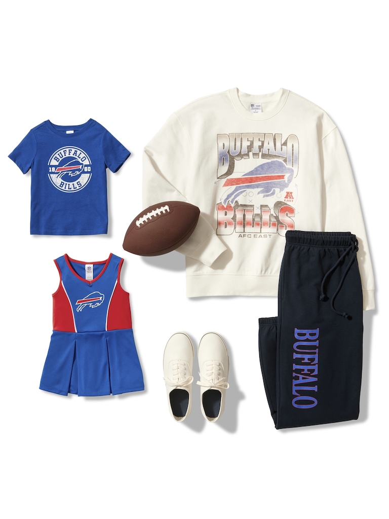 Buffalo Bills Gender-Neutral Graphic T-Shirt for Kids