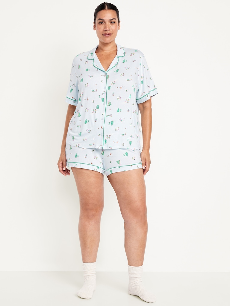 Sunday Sleep Knit Jersey Short Set