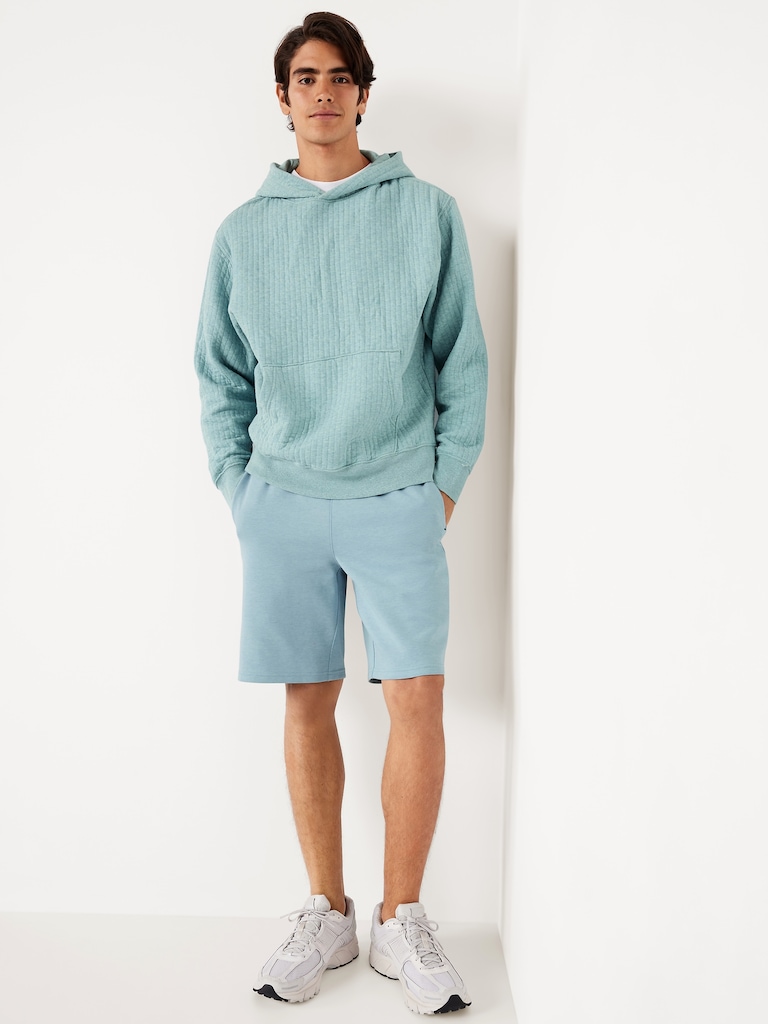 Essential Quilted Fleece Hoodie