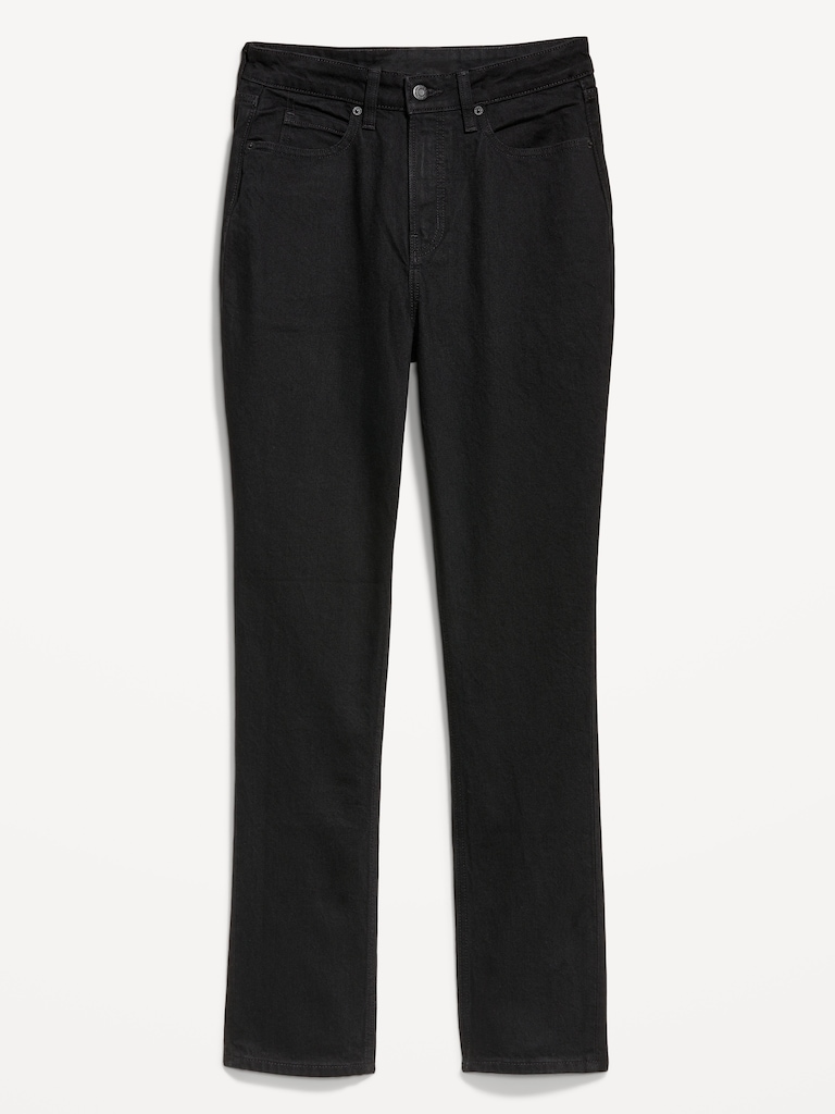 Curvy Extra High-Waisted Straight Jeans