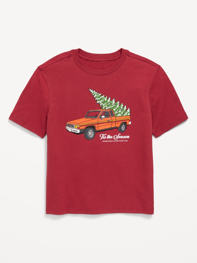 T-shirt à manches courtes à imprimé pour garçon