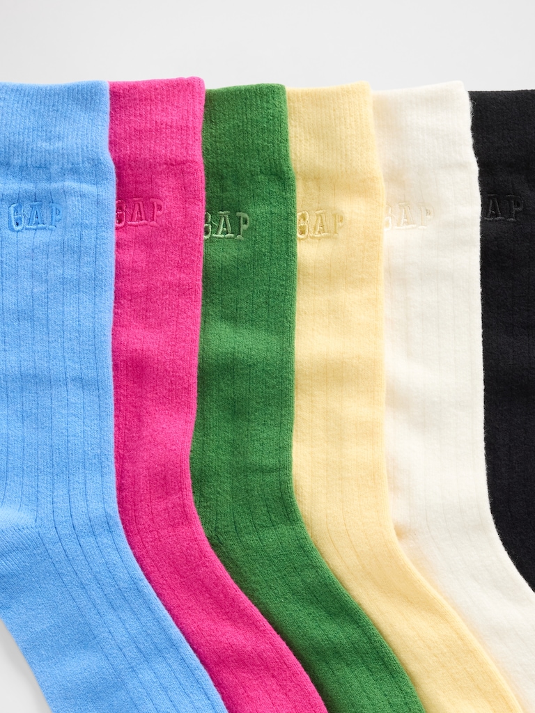 CashSoft Logo Crew Socks (7-Pack)