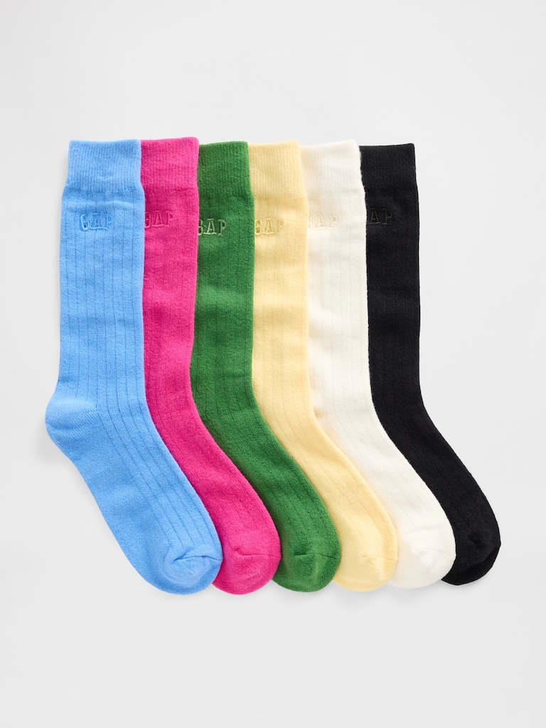 CashSoft Logo Crew Socks (7-Pack)