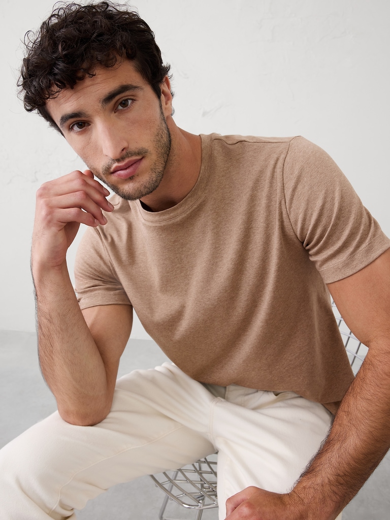 Luxe Touch Crew-Neck T-Shirt