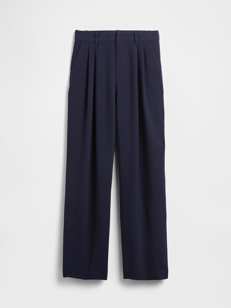 Curvy 365 High Rise Pleated Trousers