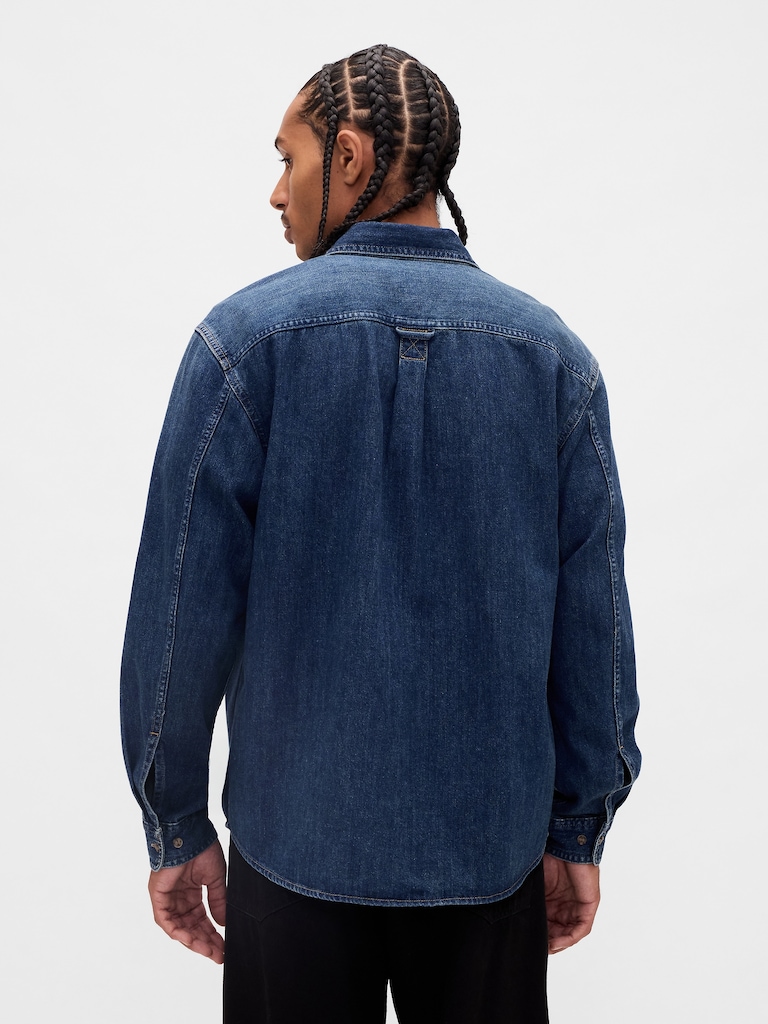 Denim Relaxed Shirt