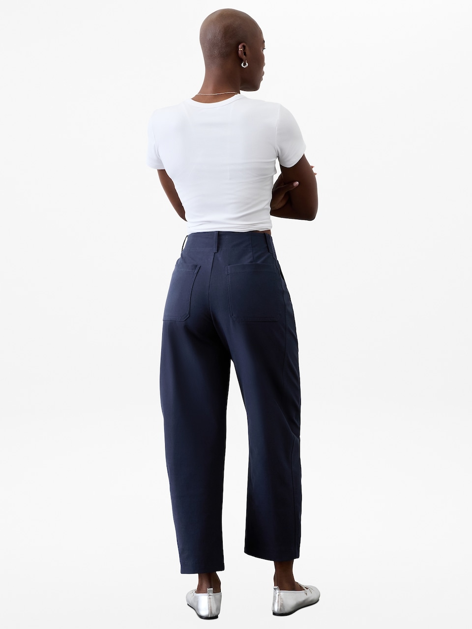 Skyline High Rise Barrel Leg Pant