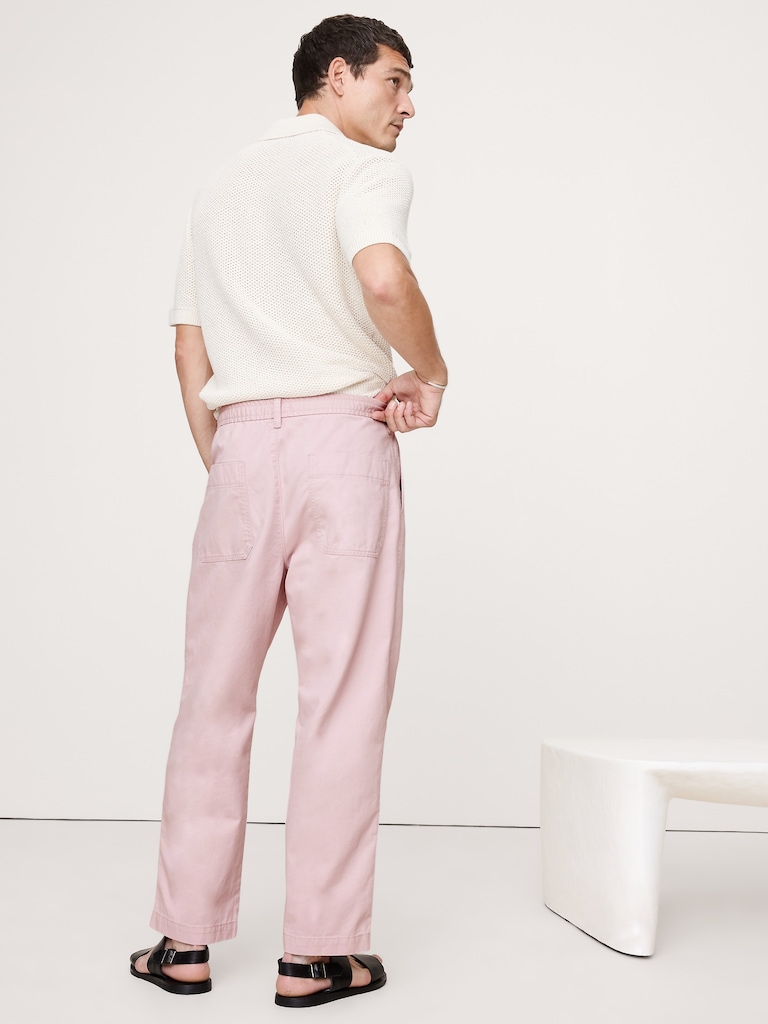 Loose Lightweight Cotton Pull-On Pant
