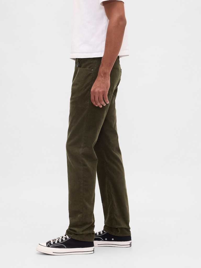Corduroy Straight Pants