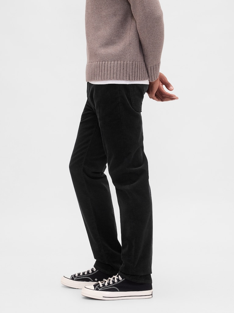 Corduroy Straight Pants