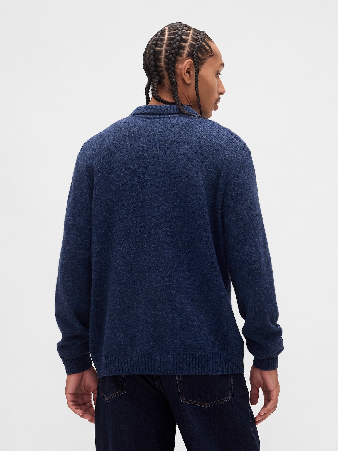 Merino Wool-Blend Cardigan Sweater