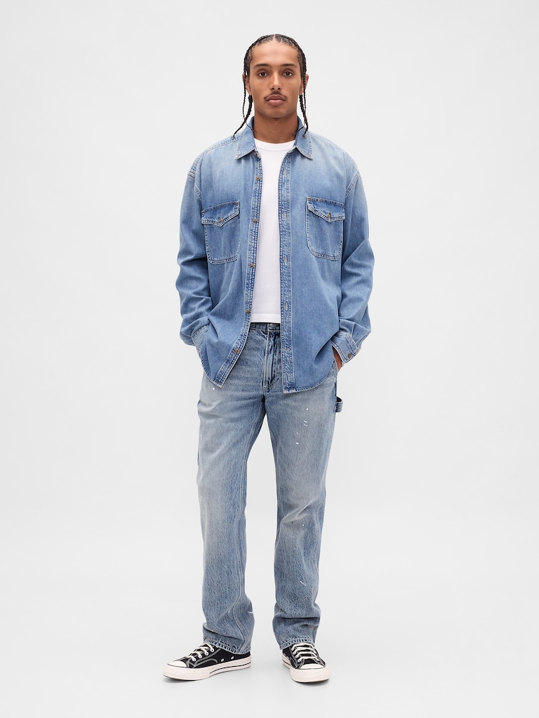 Relaxed Straight Carpenter Jeans