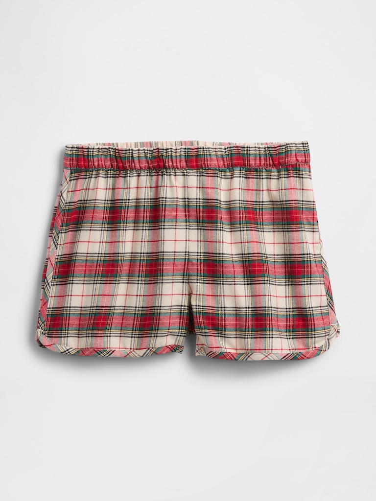 Flannel PJ Shorts