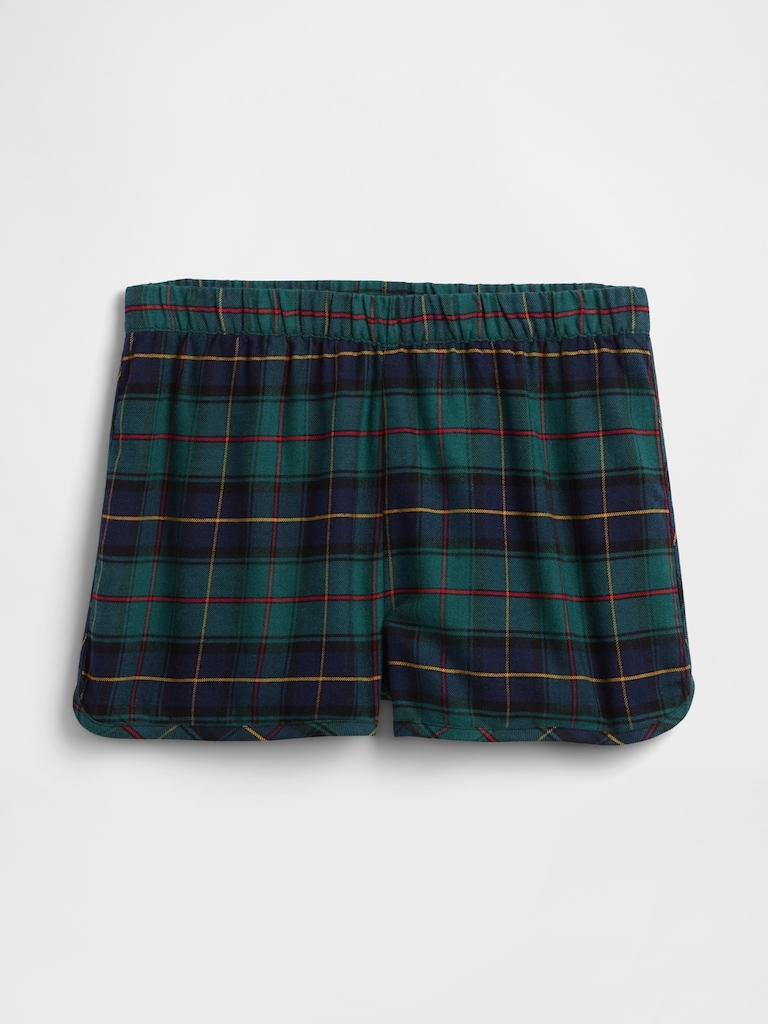 Flannel PJ Shorts