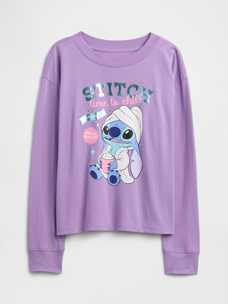 GapKids × Disney Lilo and Stitch Oversized Graphic T-Shirt