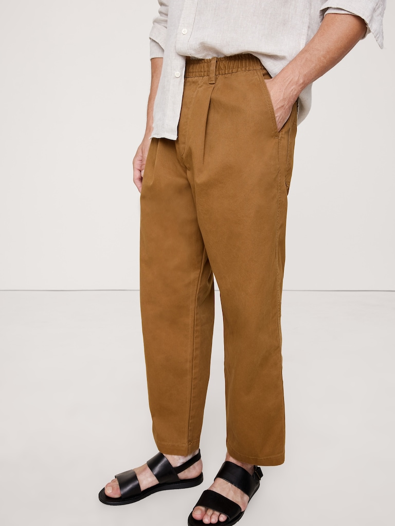 Loose Lightweight Cotton Pull-On Pant