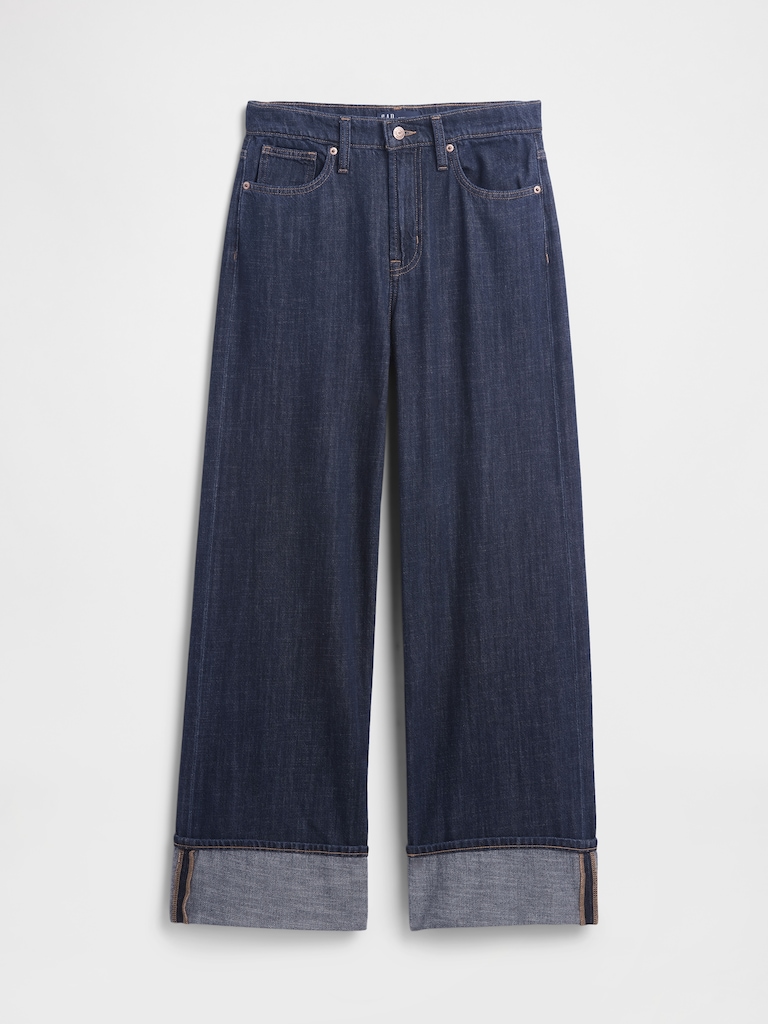 High Rise Wide-Leg Jeans
