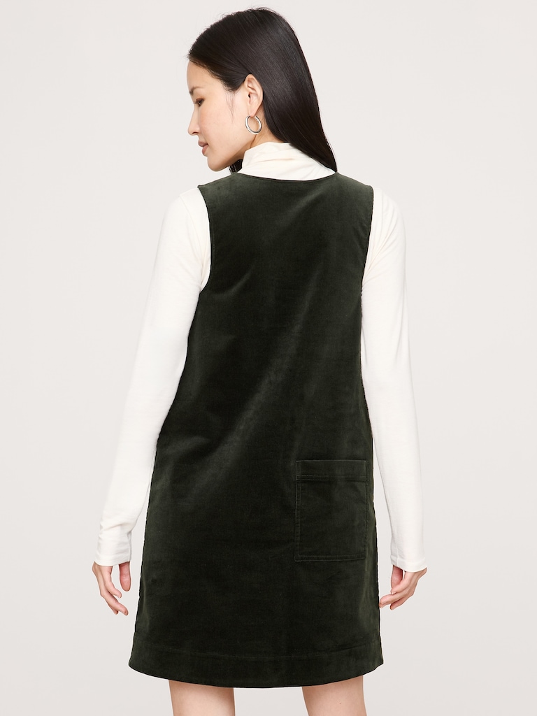 Corduroy Shift Dress