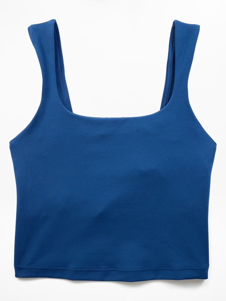 Transcend Square Neck Crop Sports Bra D-DD