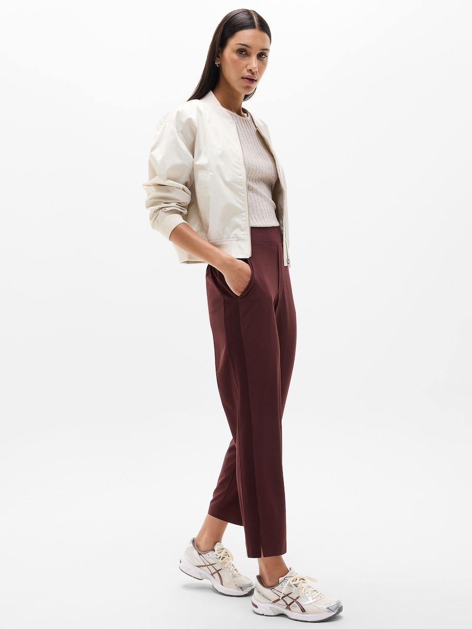 Brooklyn Mid Rise Ankle Pant