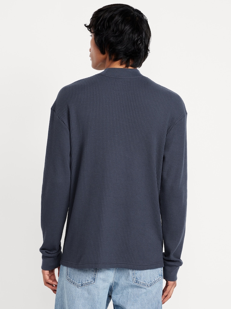 Heavyweight Long-Sleeve Waffle T-Shirt