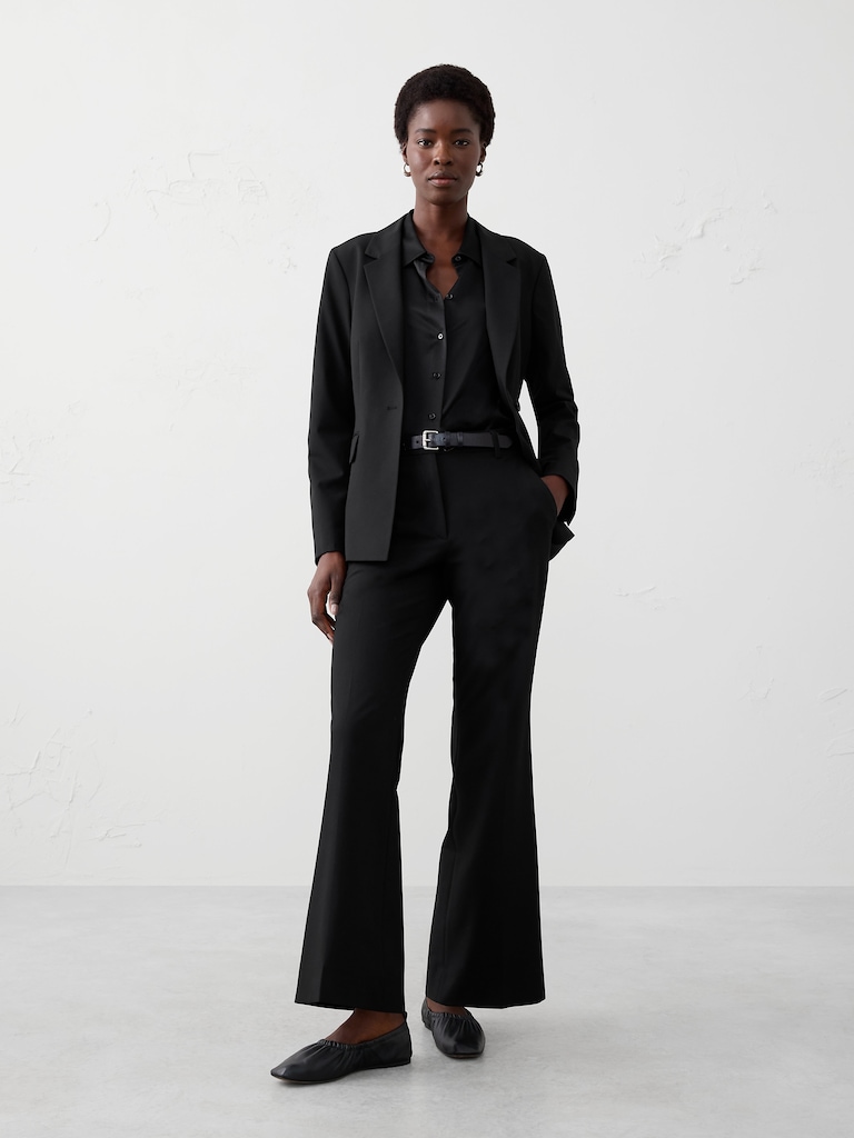 Bootcut High-Rise Sculpted Easy Trouser