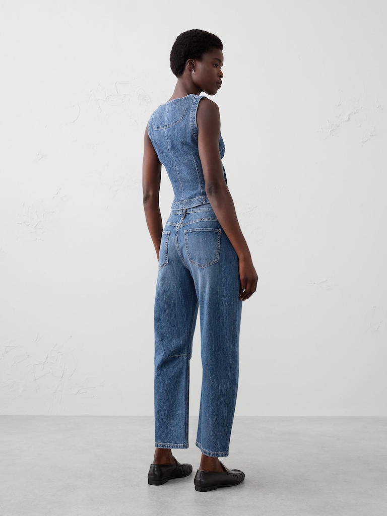 Barrel Mid-Rise Jean