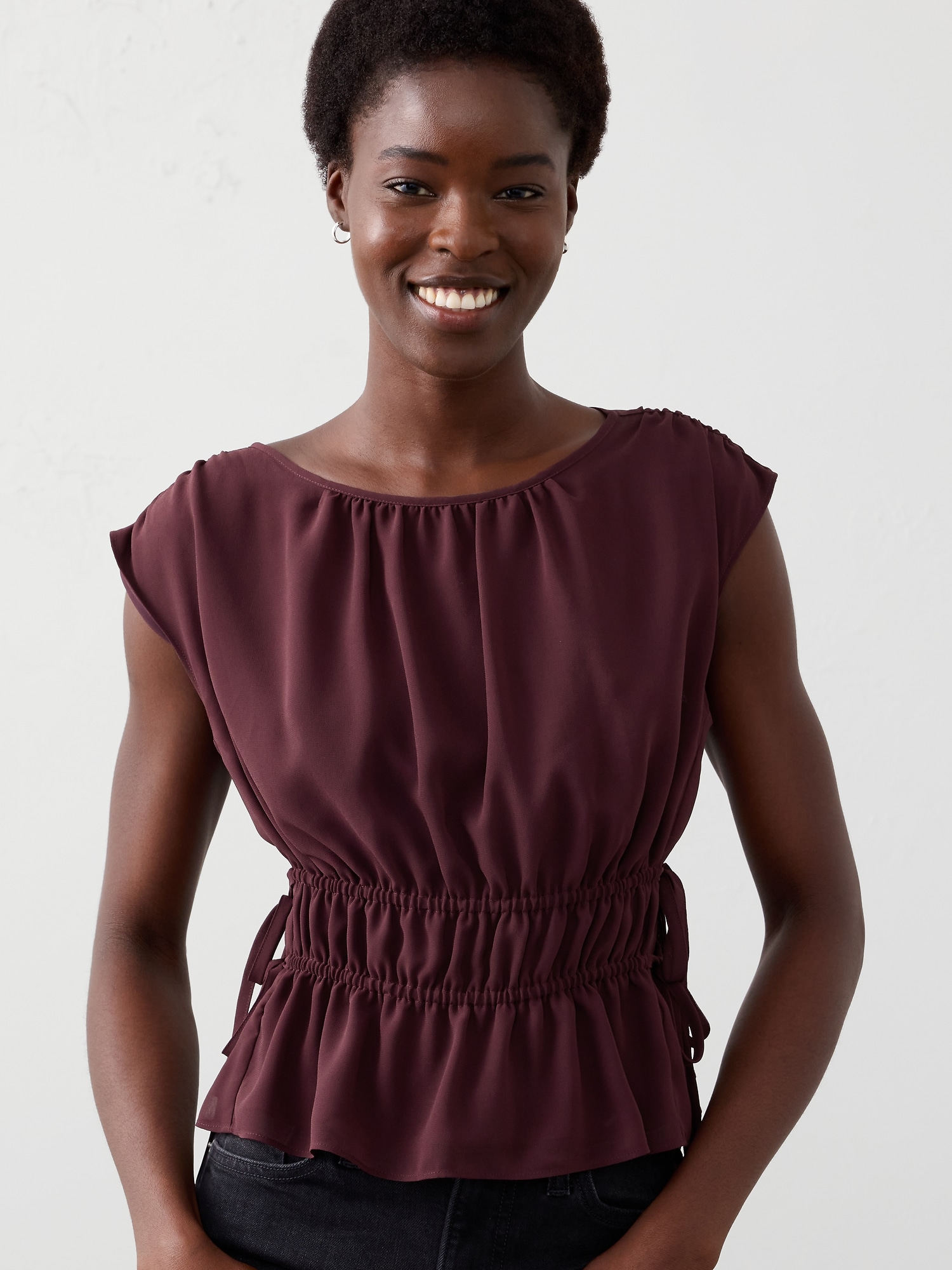 Women's Purple Tops & Blouses | Banana Republic Factory
