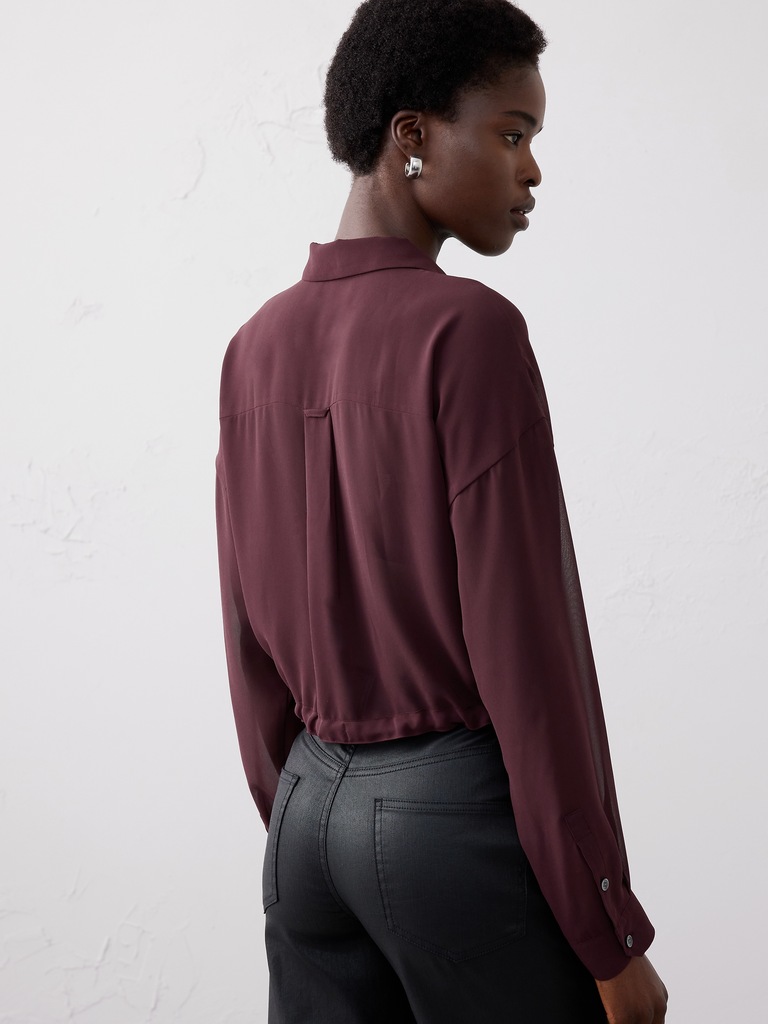 Cinched Hem Shirt