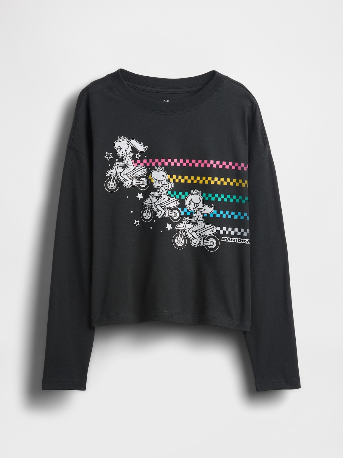 Kids Super Mario Oversized Graphic T-Shirt