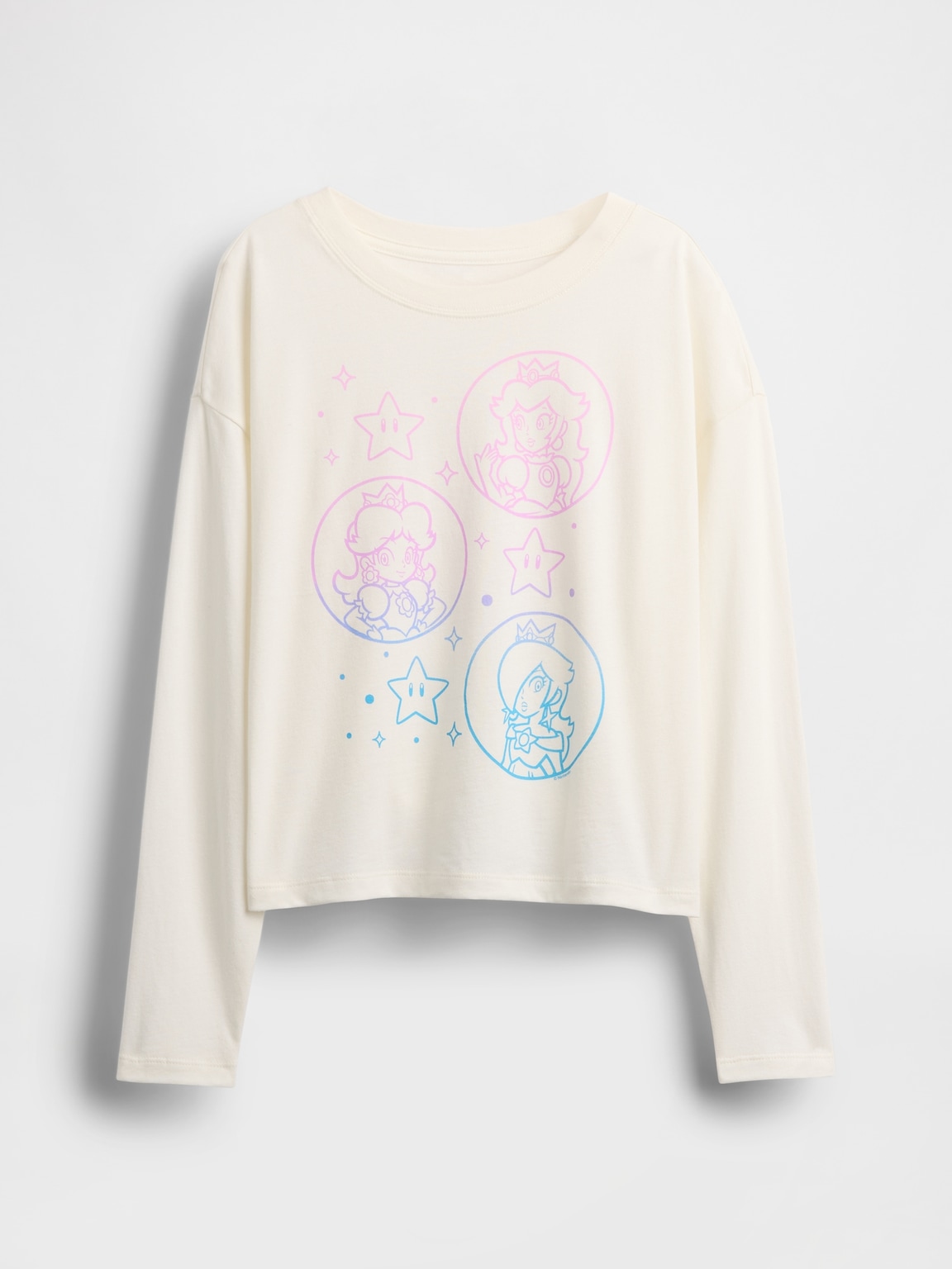 Kids Super Mario Oversized Graphic T-Shirt