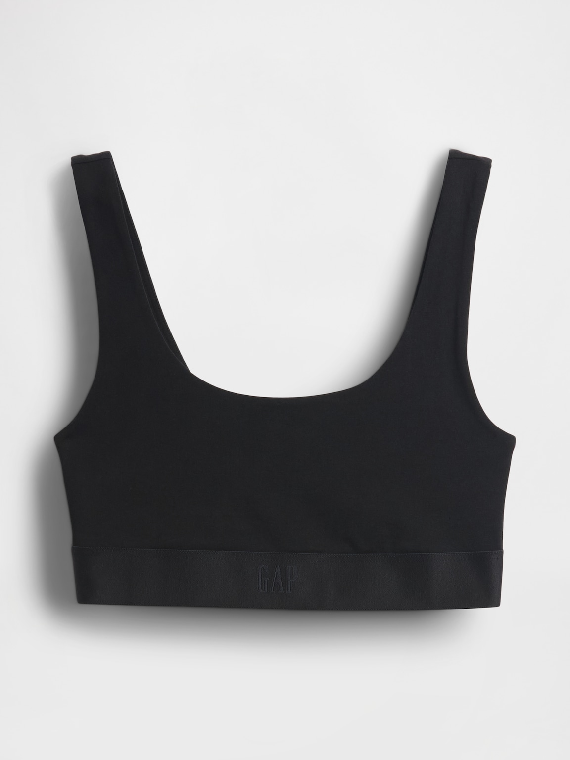 Organic Stretch Cotton Gap Logo Bralette