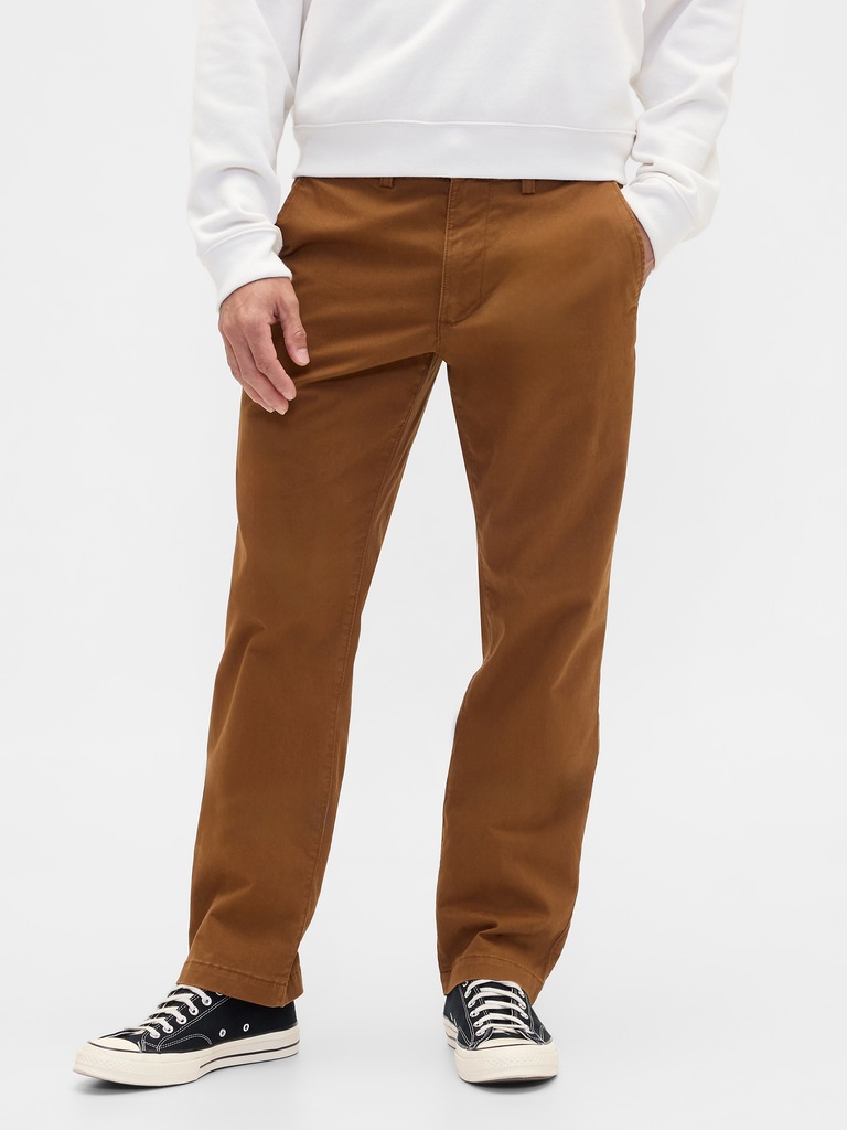GapFlex Essential Khakis in Straight Fit