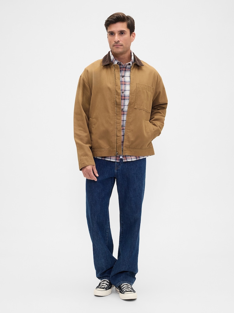 Flannel Shirt in Boxy Fit