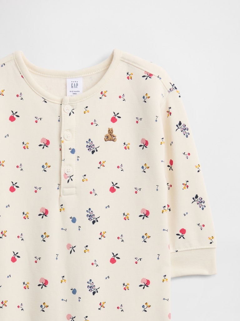 Baby CloudLight Henley One-Piece