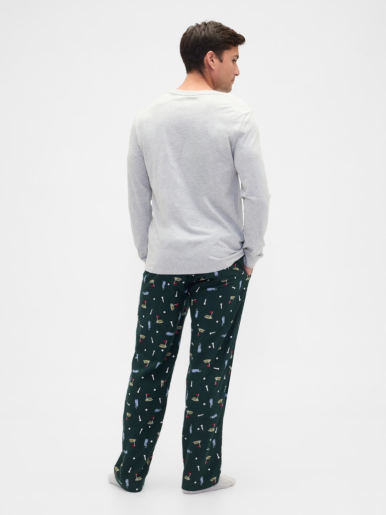 Relaxed Flannel PJ Pants