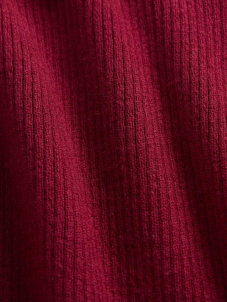 Ribbed Off-Shoulder Sweater