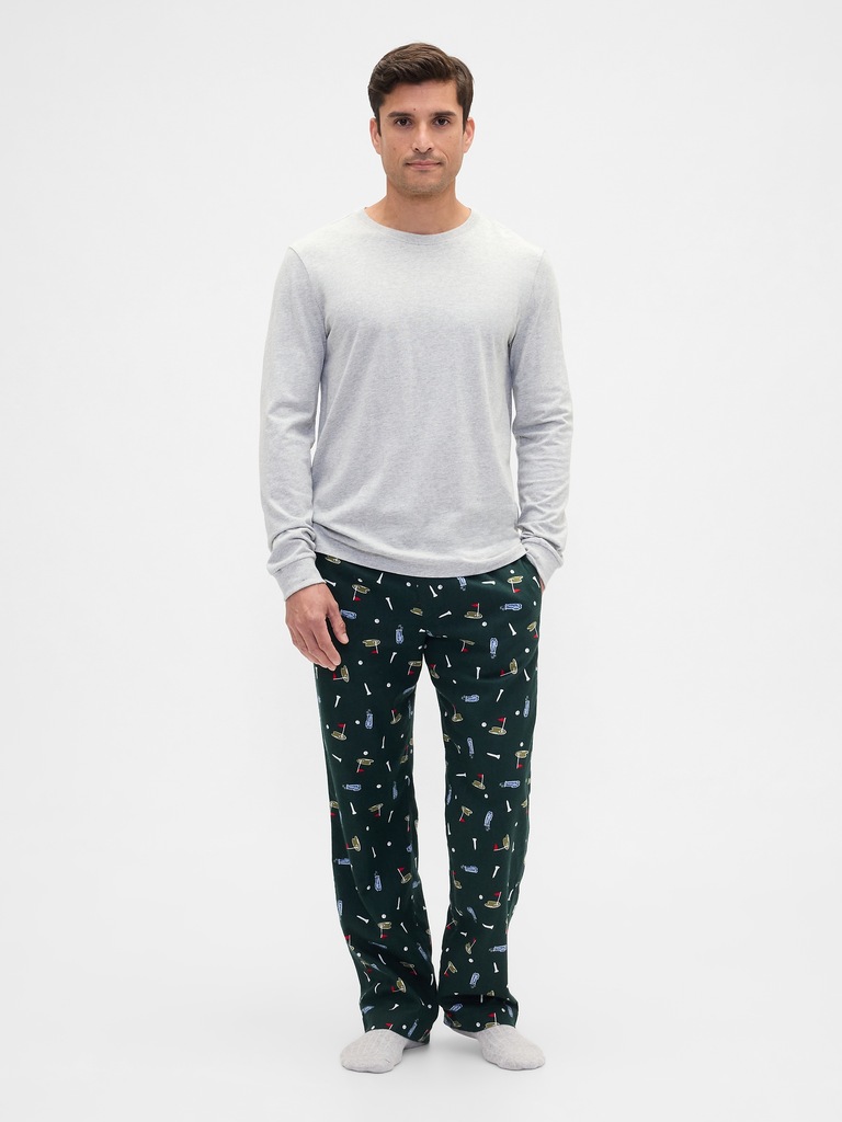 Relaxed Flannel PJ Pants