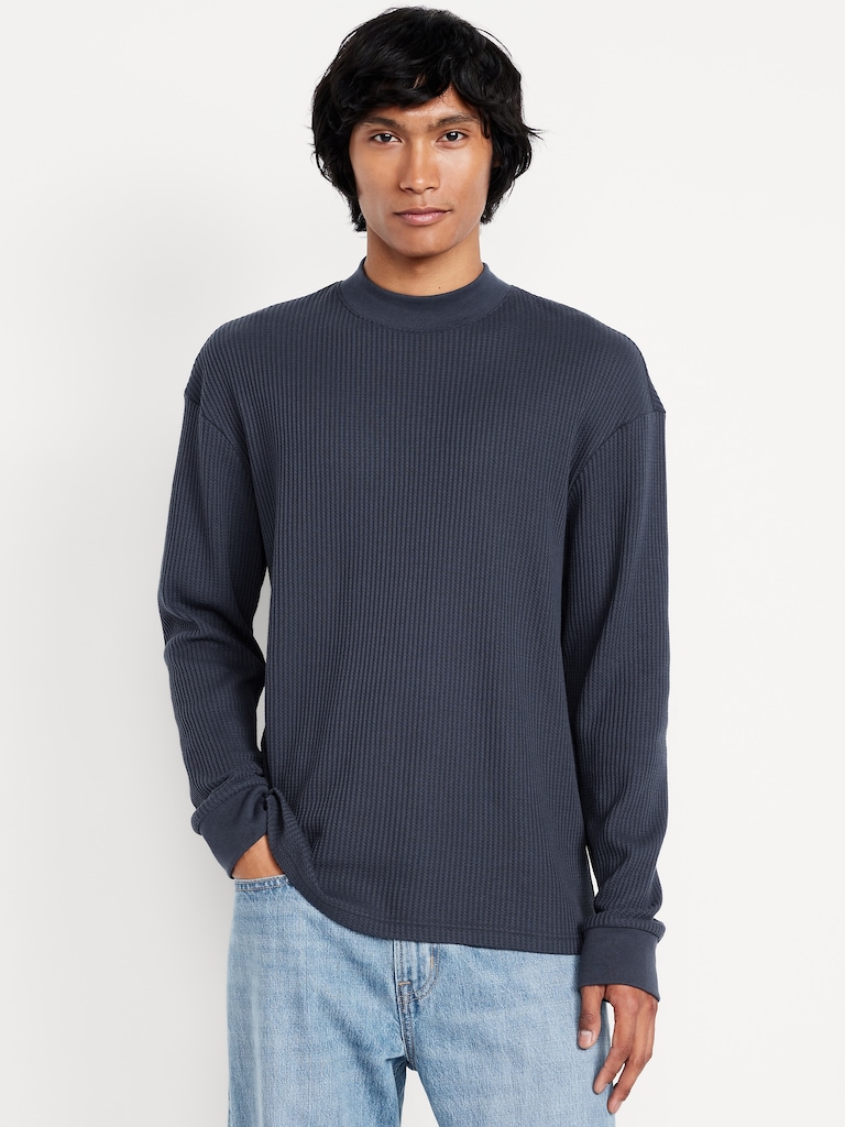 Heavyweight Long-Sleeve Waffle T-Shirt