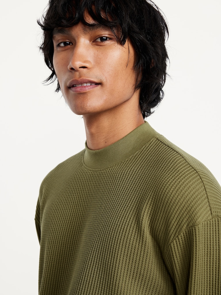 Heavyweight Long-Sleeve Waffle T-Shirt