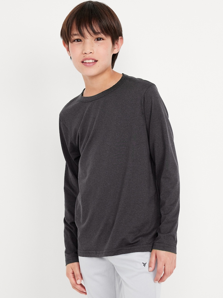 CloudMotion Long-Sleeve Performance T-Shirt for Boys
