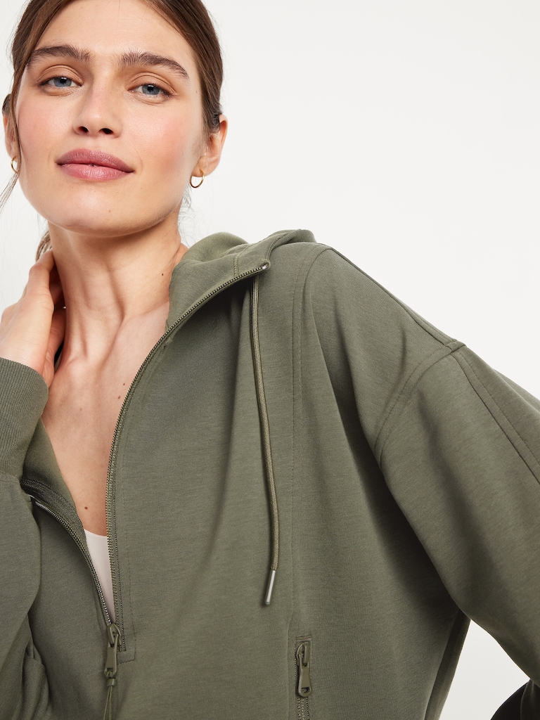 Dynamic Fleece Half-Zip Hoodie Sweatshirt