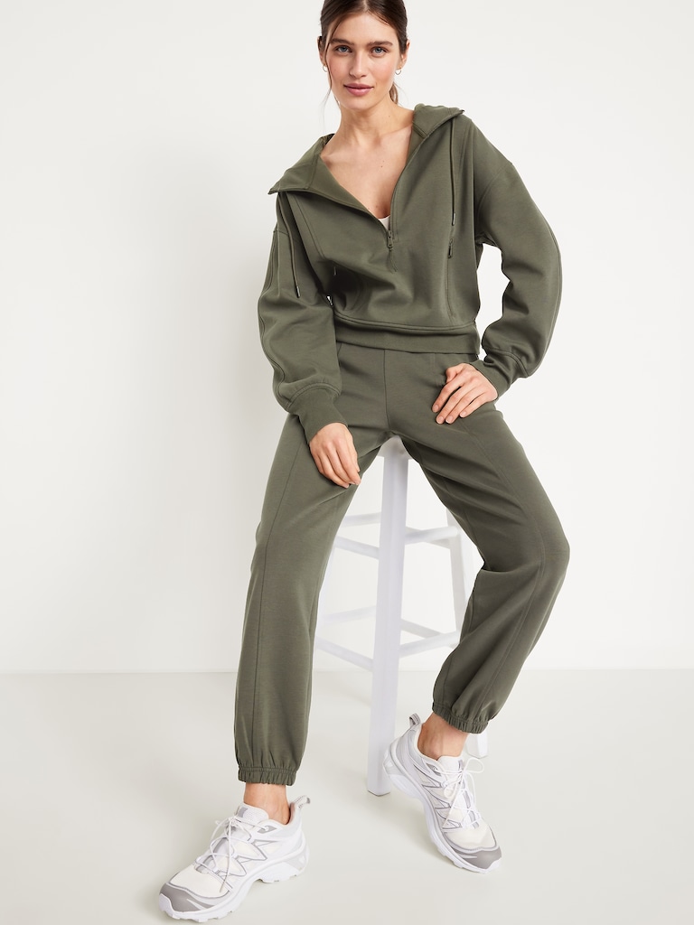 Dynamic Fleece Half-Zip Hoodie Sweatshirt