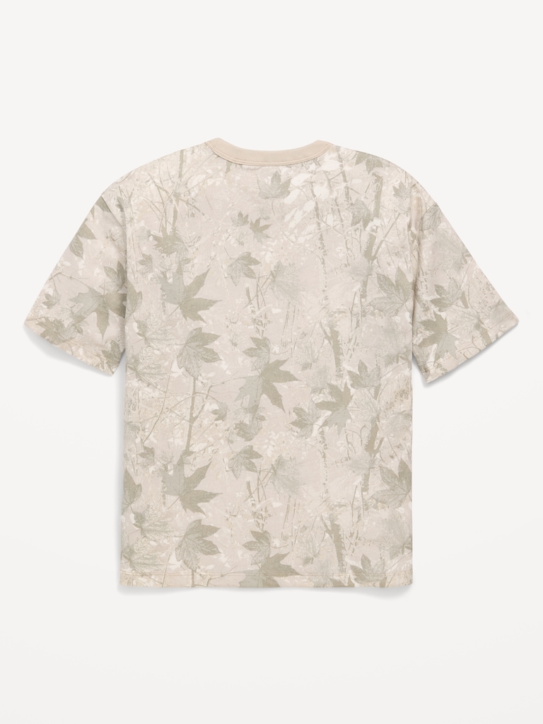 Short-Sleeve Oversized Pocket T-Shirt for Boys