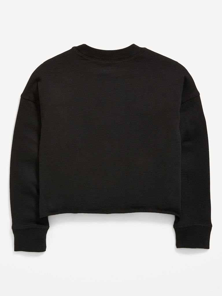 Bratz™ Long-Sleeve Cropped Graphic T-Shirt for Girls