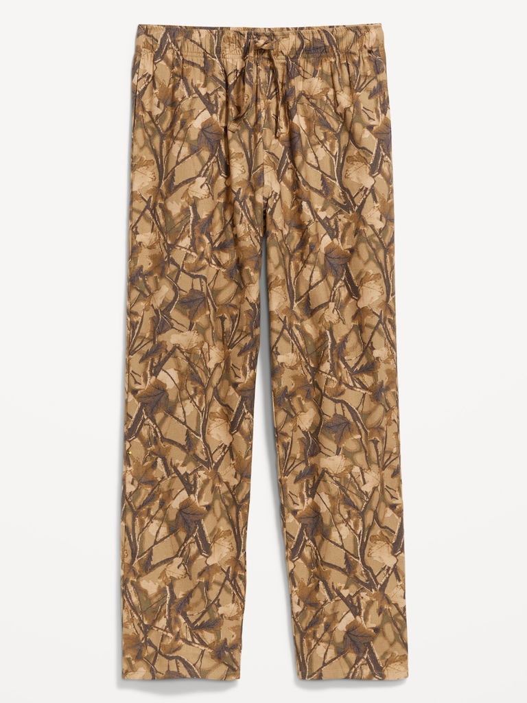 Printed Flannel Pajama Pants for Men